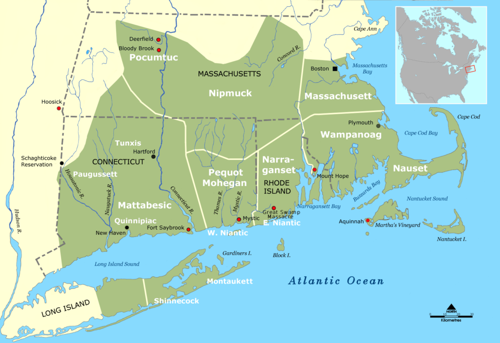 Tribal Territories, Southern New England